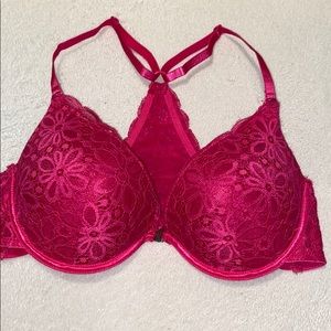 Pink Lace Bra